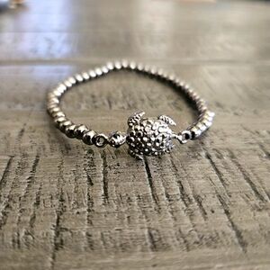 Turtle bracelet with crystals